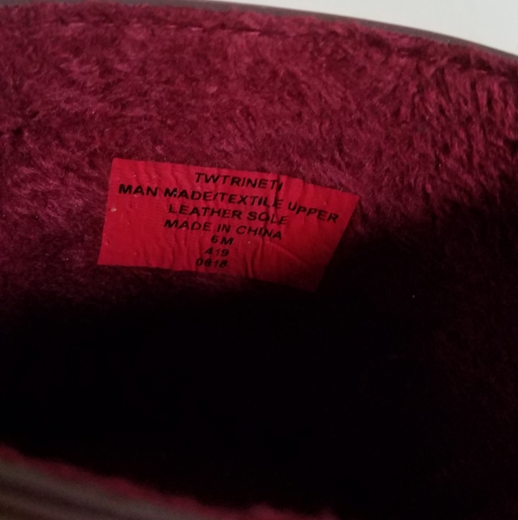 NEW Tommy Hilfiger 6 Waterproof Boot Red Trineti - Picture 8 of 13